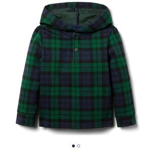 Janie & Jack The Tartan hooded pullover